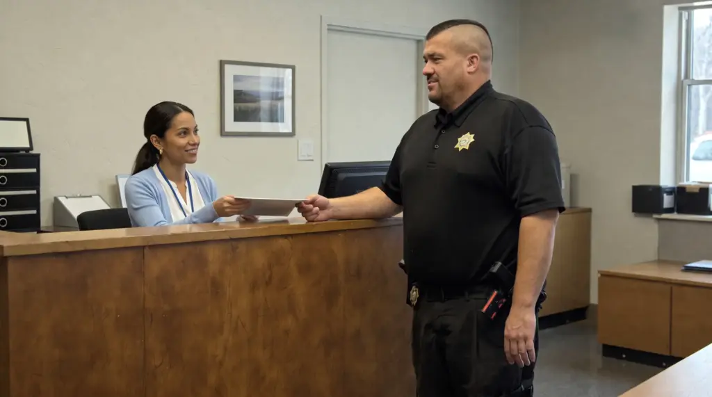 Filing a Return of Service at the court clerk’s counter